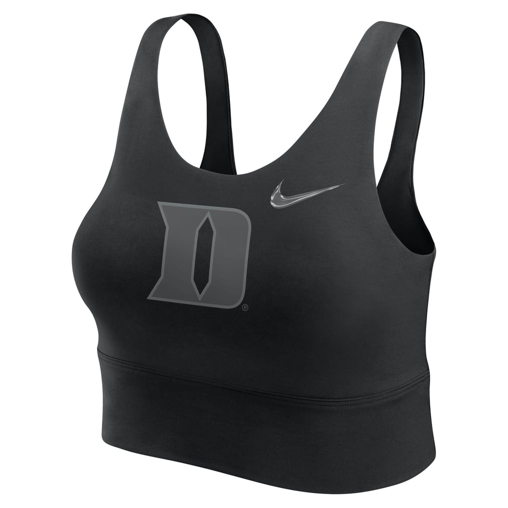  Duke Blue Devils Nike Women's Performance Long Line Sports Bra - Black